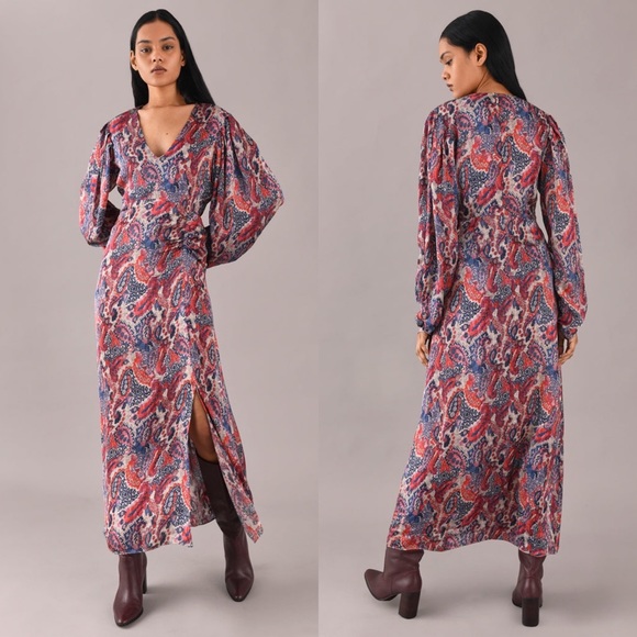 Chufy Lucas Maxi Dress in Andino Pink Size Small Forever Patagonia New - Picture 1 of 15